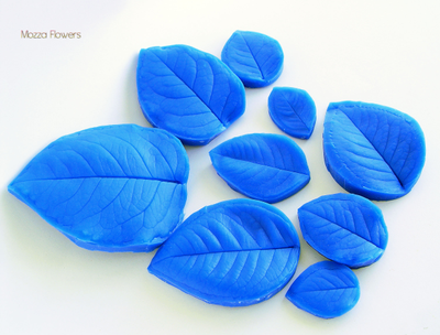 "Лист розы " силиконовый молд (вайнер)