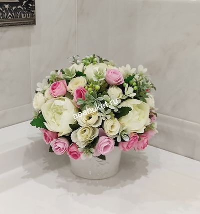 Цветочная композиция Розовый аромат  № М004