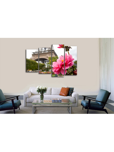 Модульная картина "Романтичный цветок"