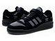 Кроссовки Adidas Forum Low Suede Black Grey зимние