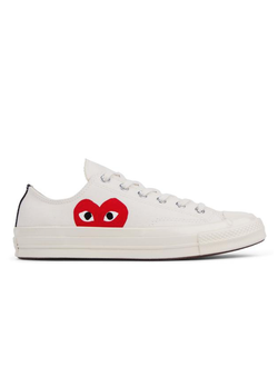 Кеды Converse Comme des Garcons Белые низкие 150207c