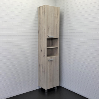 Тумба-умывальник "Марио-60" дуб дымчатый с раковиной "Quadro 60"