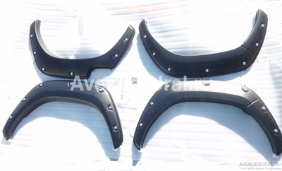 Расширители арок (дефендеры) для Toyota Hilux (Хайлюкс) REVO 2015+