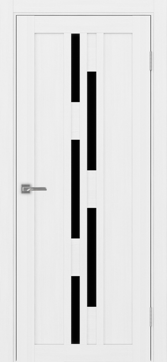 Межкомнатная дверь "Турин-551" белый снежный (стекло сатинато)