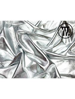 Бифлекс-парча, цв. Серебро на белом