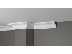 Потолочный плинтус с гладким профилем из дюрополимера Decor Dizayn (Декор Дизайн)- DD17