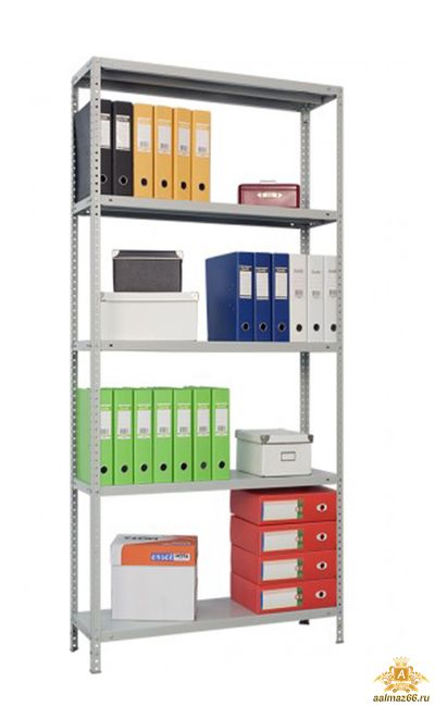 Металлический архивный стеллаж MS Standart 200x70x30-5