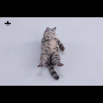 Котик на софе (серый) - Коллекционная фигурка 1/6 Lazybones Cat (JXK293A) - JXK