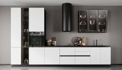 Композиция модульной кухни Авеню монолит эбони