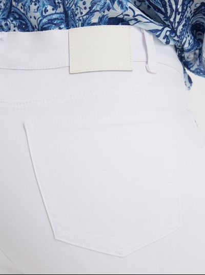 Джинсы клеш белые