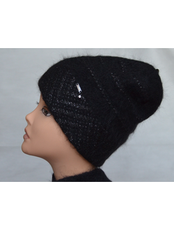 Черная итальянская шапка и шарф Vizio Италия 5854 Томск фото шапок Италии Визио