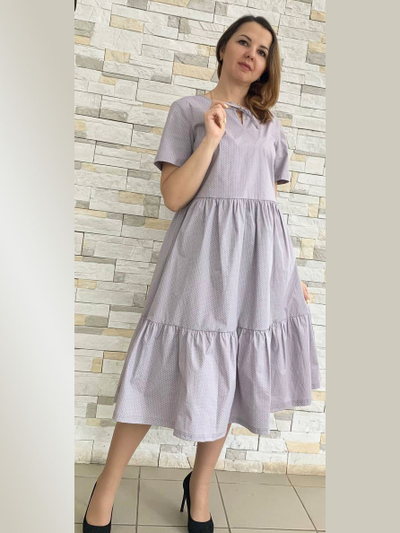 Платье 644-04231 горох