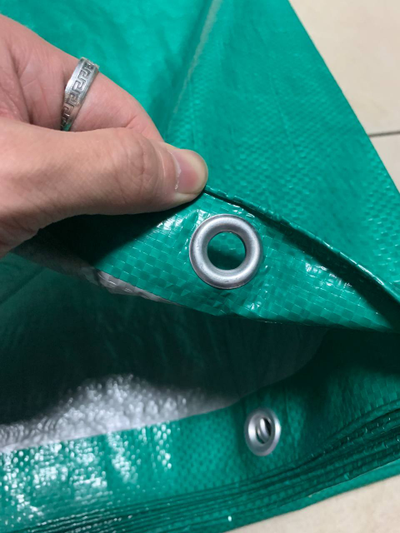 Тент Тарпаулин 4 x 20 м, 120 г/м2, шаг люверсов 0,5 м строительный защитный укрывной купить в Москве