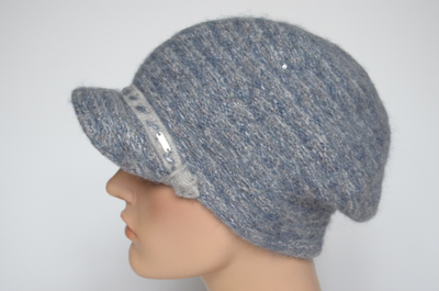 Кепка Vizio 6507 W серо голубая