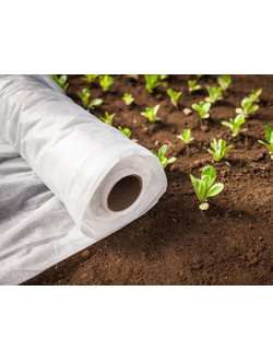 Полотно нетканое спанбонд  2,1м на 150м, белое,60г/кв м