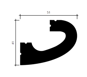 Карниз 6.50.708 - 41*51*2000мм