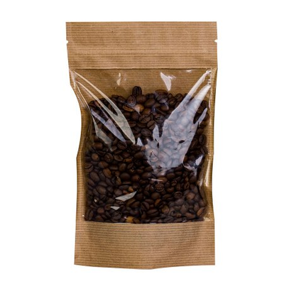 Пакет бумаж. "дой-пак" с/о 140мм (зип), 135*225 (35+35)мм