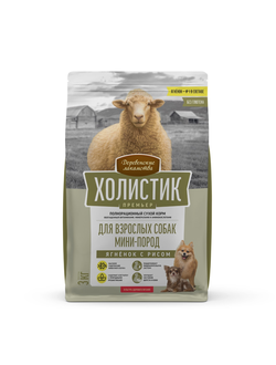 Холистик Премьер для собак мини-пород, Ягненок с рисом 3 кг