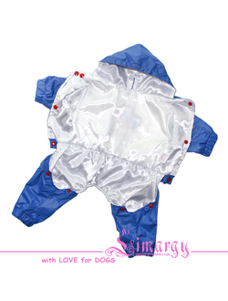 Дождевик на ШЁЛКЕ Love Rus синий