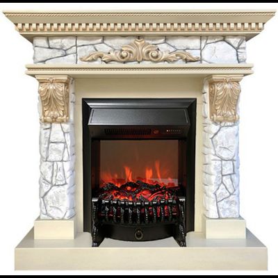 Электрокамин Остия WT с очагом Fobos