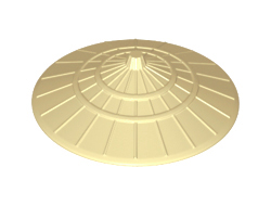 Minifigure, Headgear Hat, Conical Asian, Tan (93059 / 4609291 / 6172557)