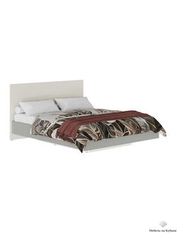 Селена КР-002 Кровать МДФ  Шиншилла серая / Кварц грей софт (без основания)