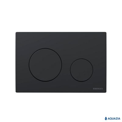 Инсталляция AQUAZIA ATOM 410 для подвесного унитаза, кнопка Atom Ring (Soft Touch черная)