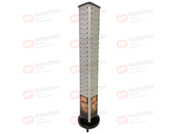 HG731 Стойка напольная вращающаяся для очков, пластиковая, на колесах, 88 мест