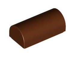 Slope, Curved 1 x 2 x 2/3 Double, Reddish Brown (3563 6433392)