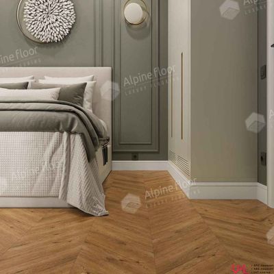 SPC ламинат Alpine Floor Chevron Tesoro ECO 18-16 MC 43 класс толщина 5.0 мм с фаской замковый
