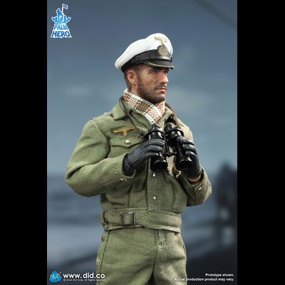 Капитан немецкой подводной лодки - Коллекционная ФИГУРКА 1/12 Palm Hero Series WWII German U-Boat Commander – Lehmann (XD80026) - DID