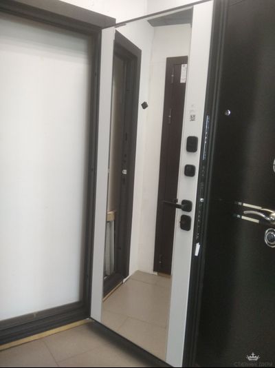 Ника Зеркало Фацет Эммалит белый