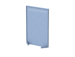 Перегородка прямоугольная с декором "Фритты"