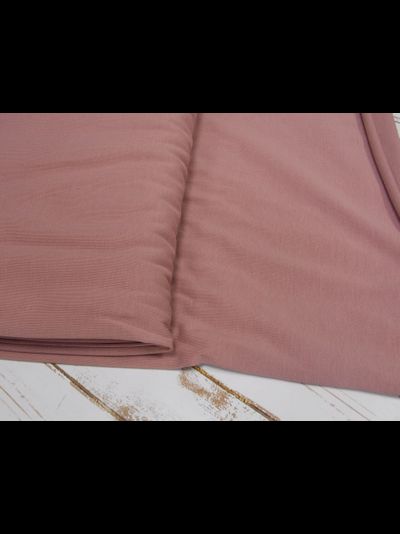 Трикотаж кулирная гладь пенье 190 гр/м2 цвет темная пудра