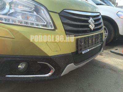 Защита радиатора Suzuki SX4 (II S-Cross) 2013-2016 black