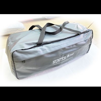Комплект накладок на сидения с сумкой HUNTERBOAT 100*24 ПВХ серый