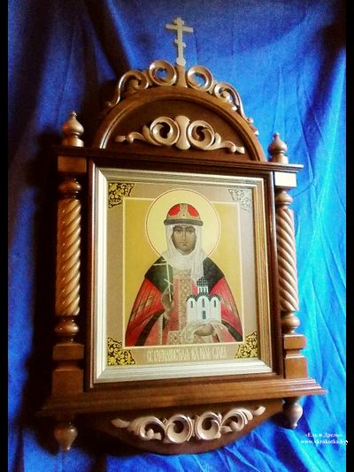 Резной подвесной киот