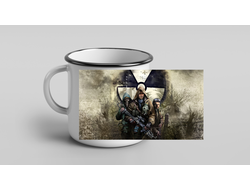 Кружка металлическая эмалированная Stalker/ Сталкер №7