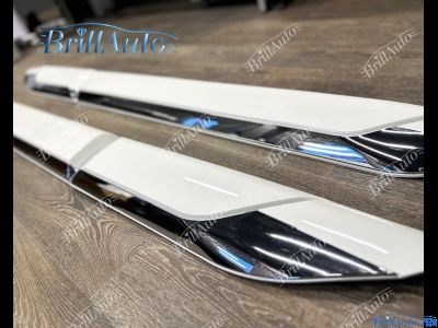 Молдинги Toyota Land Cruiser 300 белые