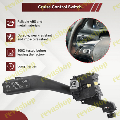 Переключатель поворотов VW Golf  с круиз-контролем, Рулевой рычаг Volkswagen Passat с кнопкой круиз-