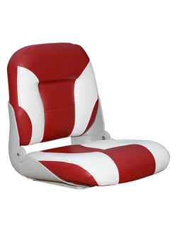 Сиденье типа «Sport low back», белое с красным