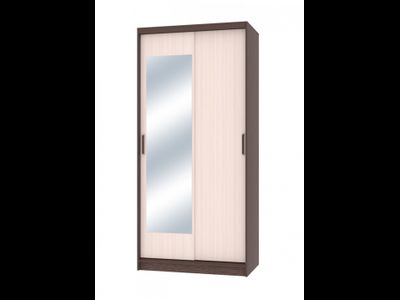 Шкаф купе 2-х дверный "Клён-2" 1,1 м (Бр)