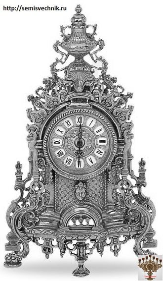 Часы настольные Stilars Silver-1 (desktop clock Stilars Silver-1)