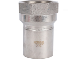 Вставка ROMMER переходная НПр-ВР, 54х2, из нержавеющей стали прессовой