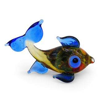 Стеклянная фигурка  "рыба"