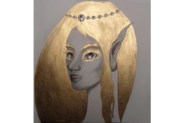 Фэнтези-арт от LegendaVincento "Легенды Соломенного Леса. Эльфийка"