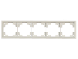 Рамка 5-я классик, белый сатин Rikett - 35950 MW