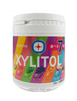 Lotte Xylitol Gum Жевательная резинка «7 фруктовых вкусов», 133 гр