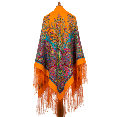 Павловопосадский платок Караван 970-2