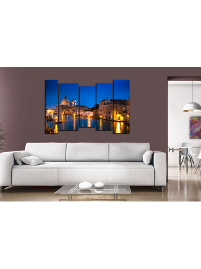 Модульная картина &quot;Красивый город на воде&quot;